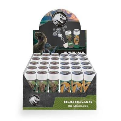 BURBUJAS BASICAS JURASSIC WORLD