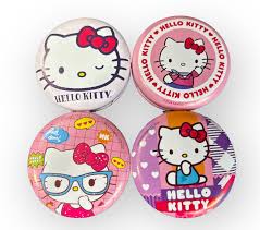 ESPEJO DE CARTERA REDONDO HELLO KITTY1