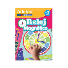 DECIR LA HORA - LÁMINA MAGNÉTICA INTERACTIVA ADETEC
