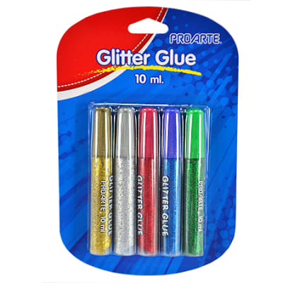 GLITTER GLUE PROARTE 5 COLORES1