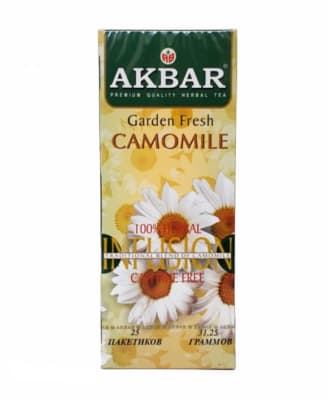 TE AKBAR GARDEN FRESH CAMOMILE 25 BOLSAS