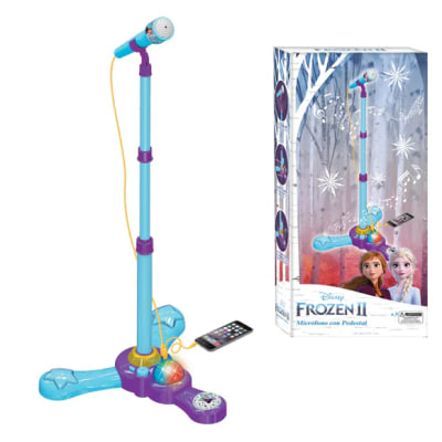 MICROFONO CON PEDESTAL FROZEN DISNEY1