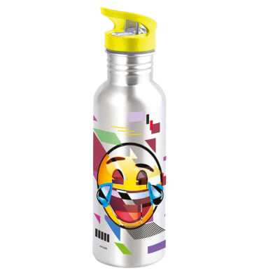BOTELLA ALUMINIO 600ML EMOJI1