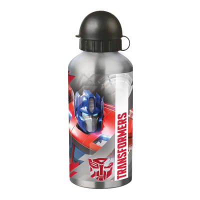 BOTELLA ALUMINIO REDONDA TRANSFORMERS1