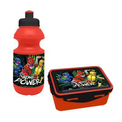 SET BOTELLA + PORTA SANDWICH POWER RANGERS1