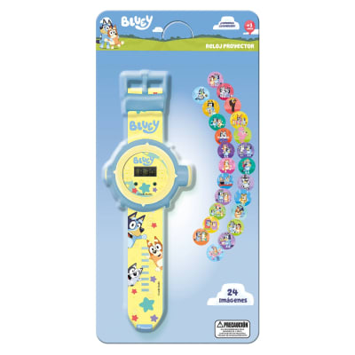 RELOJ PROYECTOR 24 IMÁGENES  BLUEY
