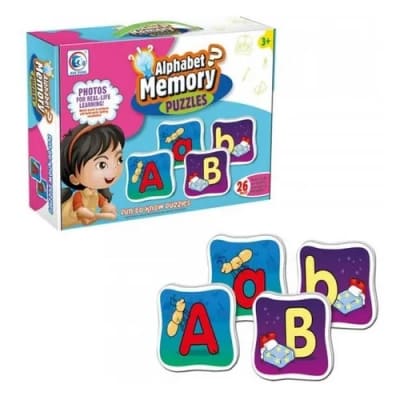 JUEGO APRENDIZAJE MEMORIZA ABECEDARIO CAJA C/ASA 28X21X6CM