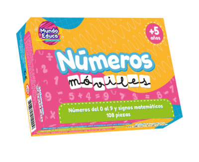 NÚMEROS MÓVILES - MUNDO EDUCA 108/PIEZAS