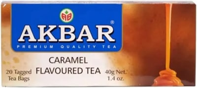 TE AKBAR CARAMEL FLAVOURED TEA 20 BOLSAS1
