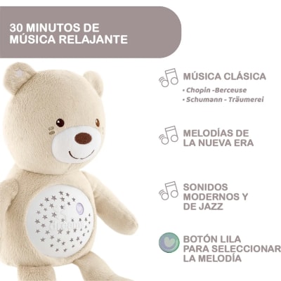 Osito Proyector de Luces con Efectos Luminosos de Chicco