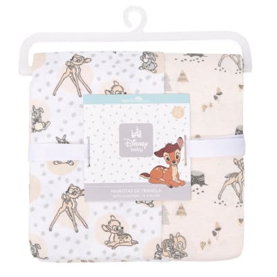 SET 2 MANTITA FRANELA BAMBI UNISEX