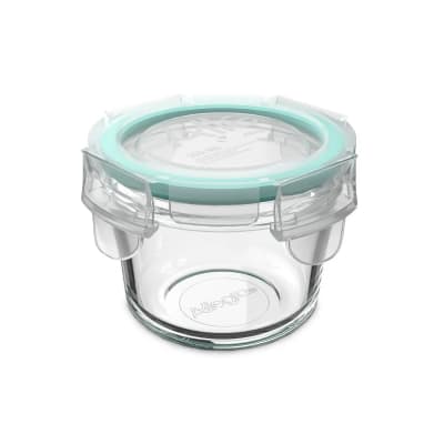 CONTENEDOR HERMETICO VIDRIO REDONDO 165ML