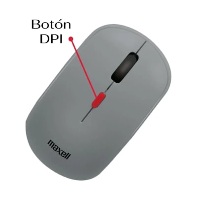 MOUSE GRAY INALAMBRICO MOWL-100