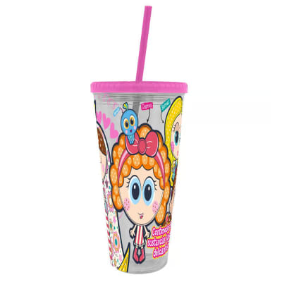 VASO CON TAPA Y BOMBILLA DISTROLLER