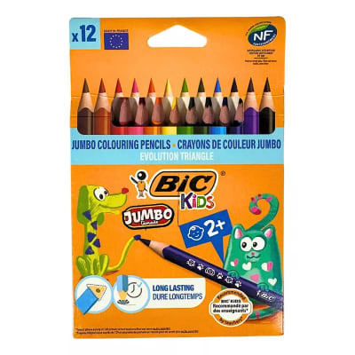 LAPIZ COLOR JUMBO TRIANGULAR BIC