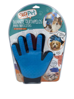 GUANTE MASCOTA QUITA PELOS AZUL1