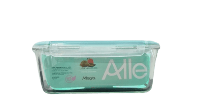 CONTENEDOR HERMETICO VIDRIO RECT. 1,500 ML1