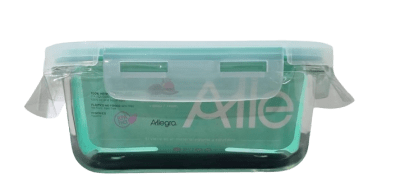 CONTENEDOR HERMETICO VIDRIO CUADRADO 740ML