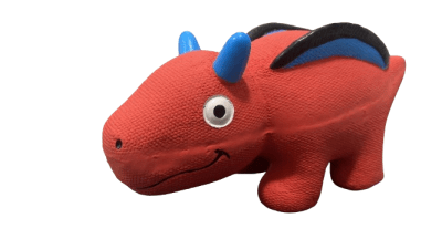 RINO ROJO PARA MORDER MASCOTA1