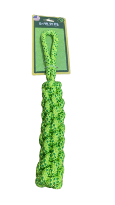 JUGUETE DE CUERDA PARA MASCOTA (VERDE)