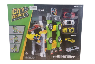 PARKING 4 EN 1 CON 3 AUTOS DIE CAST1