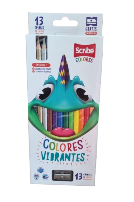 COLOR U.PUNTA TRIANG SCRIBE 12PZA1