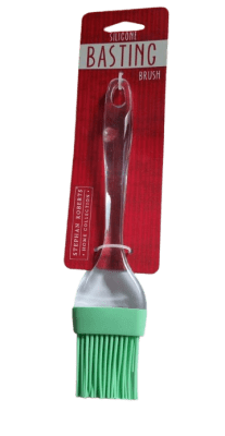 BROCHA  SILICONA 22 CM  PUNTA VERDE1