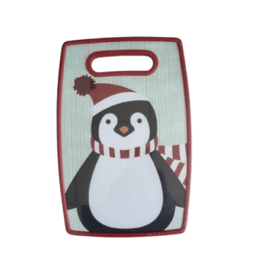 TABLA CORTAR  DOBLE CARA PINGUINOS 20 X 30 CM1