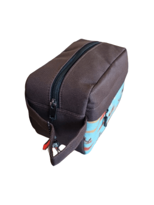 ESTUCHE NECESER ESTAMPADO HOMBRE MARRÓN AVALANCHE