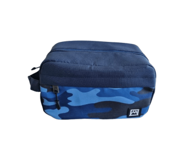 ESTUCHE NECESER AZUL MARINO ESTAMPADO CAMUFLAJE AVALANCHE MEN1