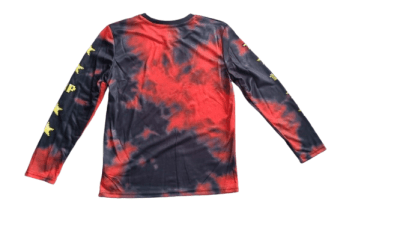 CAMISETA ROJA MANGA LARGA TALLA 6 A 18 AÑOS