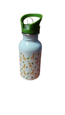 BOTELLA INFANTIL ACERO INOXIDABLE JIRAFA1