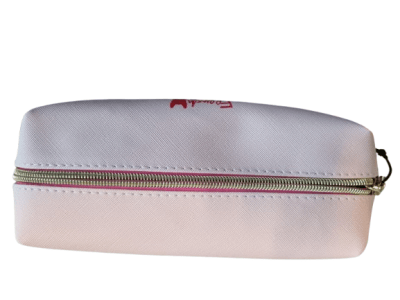 ESTUCHE COSMÉTICOS RECT. ESTAMPADO ROSA