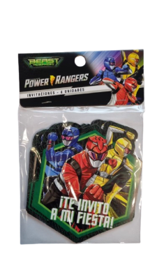 INVITACIONES POWER RANGER1