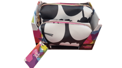 ESTUCHE COLOR BLANCO/ NEGRO