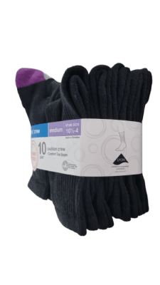 10 PACK CALCETIN GIRLS CREW1