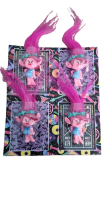 SET DE 4 GOMAS TROLLS