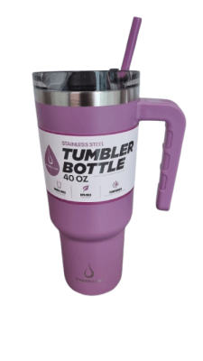 STAINLESS STEEL TUMBLER ROSE1