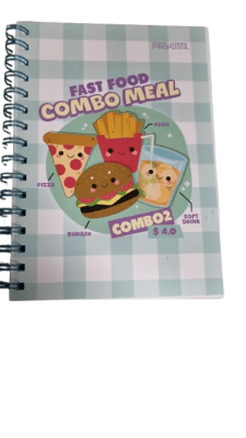 LIBRETA TAPA BLANDA CUTE FOOD1