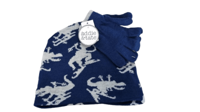 SET GORRO Y GUANTES NIÑO AZUL