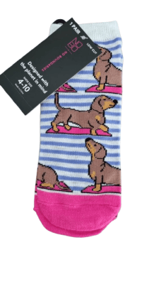 1 PAR DE CALCENTINES AZUL/ROSA1