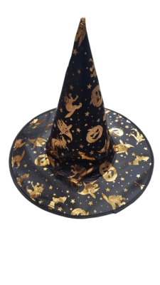 GORRO BRUJA NEGRO