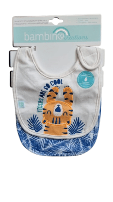 PACK 2 BABEROS TOALLA NIÑO