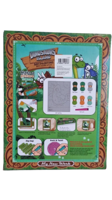 MANUALIDAD LANA DINOSAURIO