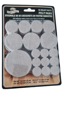 PACK 68 UN FIELTRO GRIS DIF TAMAÑO1