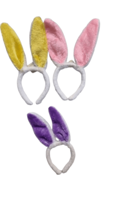 OREJAS DE CONEJO COLORES SURTIDOS