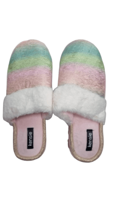 PANTUFLA DAMA ROSA S-XL