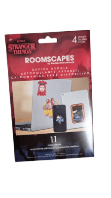 PACK DE CALCOMANIAS STRANGER THINGS