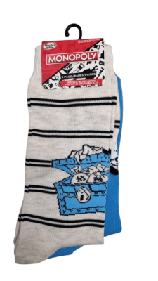 PACK 2 CALCETINES LARGOS MONOPOLY