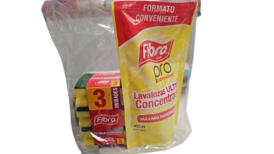 PACK LAVALOZAS ULTRA + ESPONJA ACANALADA X 3